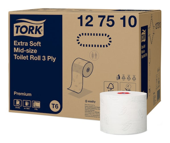 WC-Papier Midi "Tork Premium Compact" – 3-lagig