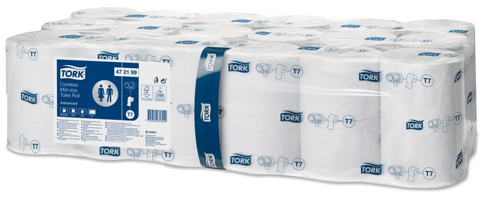 Toilettenpapier "Tork Midi hülsenlos Advanced" – 2-lagig