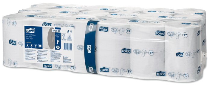 Tork weiches hülsenloses Midi Toilettenpapier Premium – 2-lagig