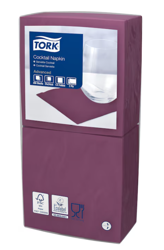 Cocktailservietten "Violett" Tork