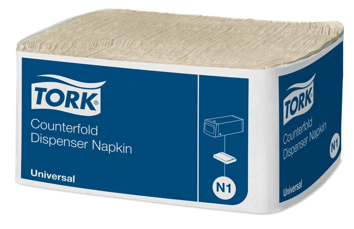 Tork Counterfold Spenderserviette Natur