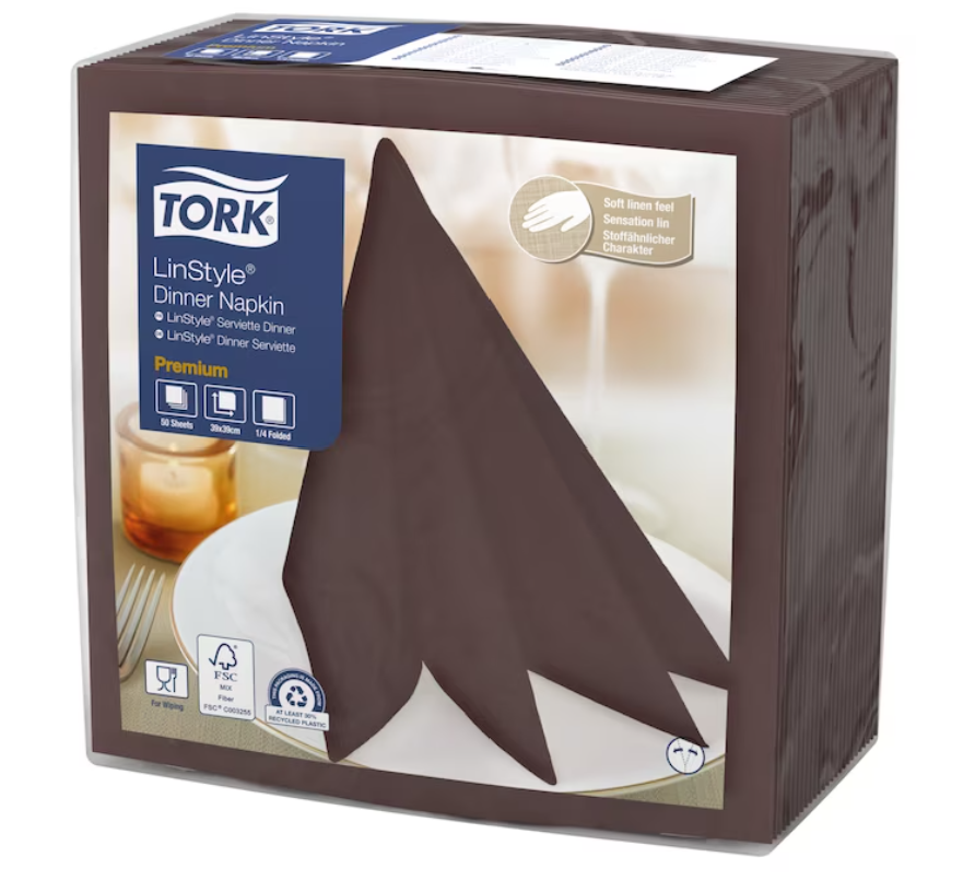 Dinnerservietten "Cocoa" LinStyle® Tork Premium