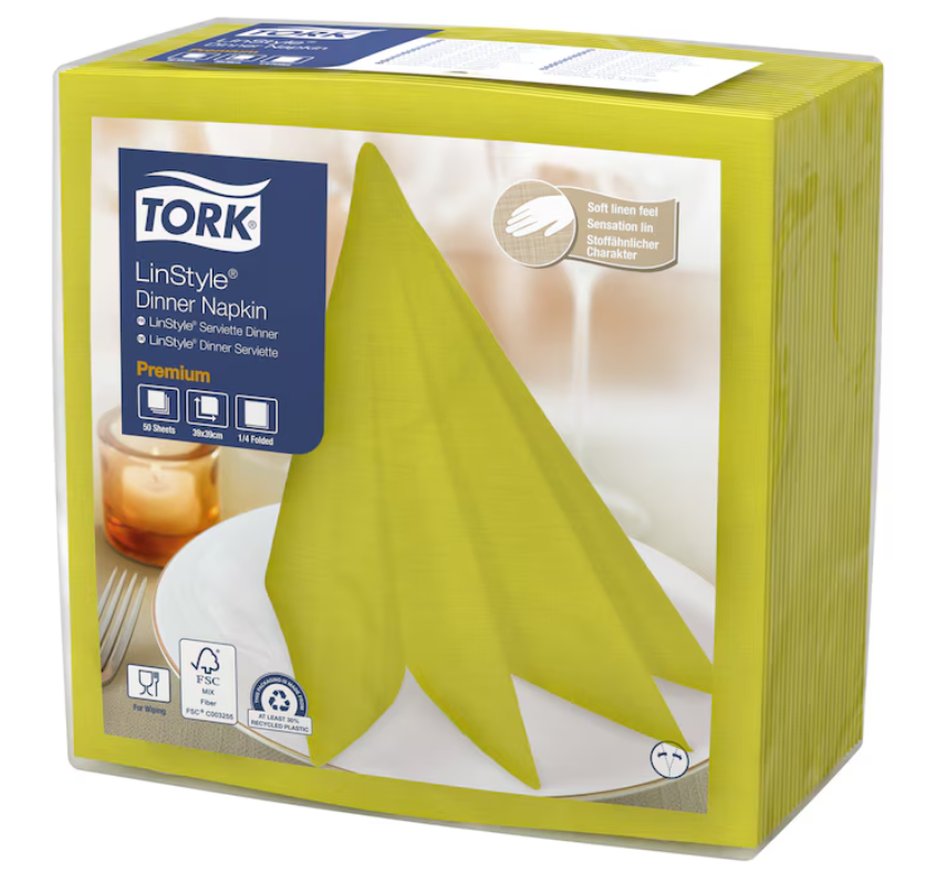 Dinnerservietten "Pistazie" LinStyle® Tork Premium