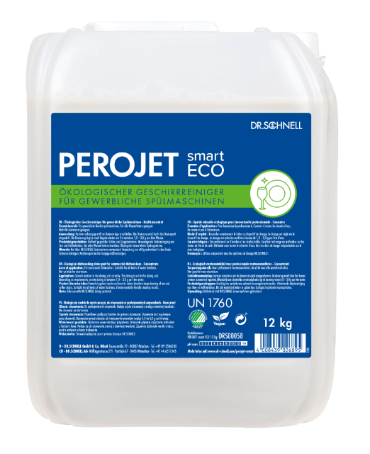 PEROJET smart ECO Chlorfreier, ökologischer extra starker Geschirrreiniger für alle Wasserhärten