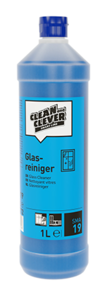 Glasreiniger "Clean and Clever SMA19" 1 Liter