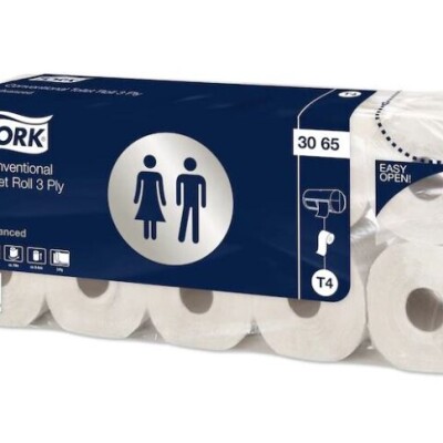 Weiches Kleinrollen Toilettenpapier Premium T4 3-Lagig Weiß