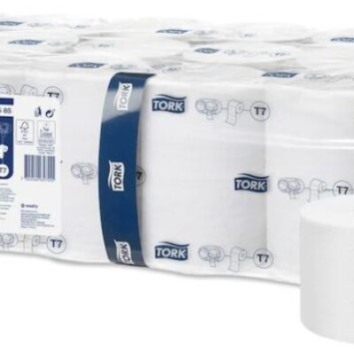Weiches hülsenloses Midi Toilettenpapier Premium T7 2-Lagig Weiß